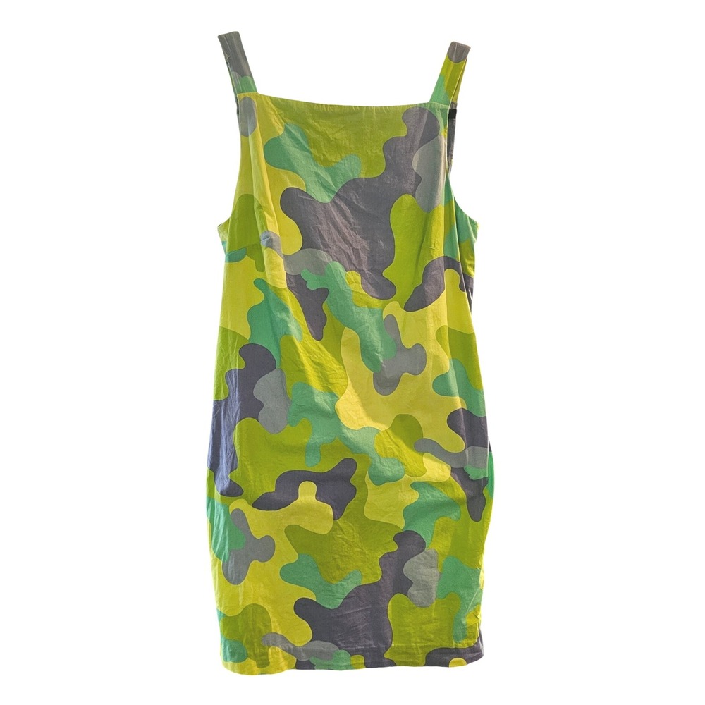 Tibi Vintage Camo Print Dress‎ Size 6 Sleeveless Mini Dress
